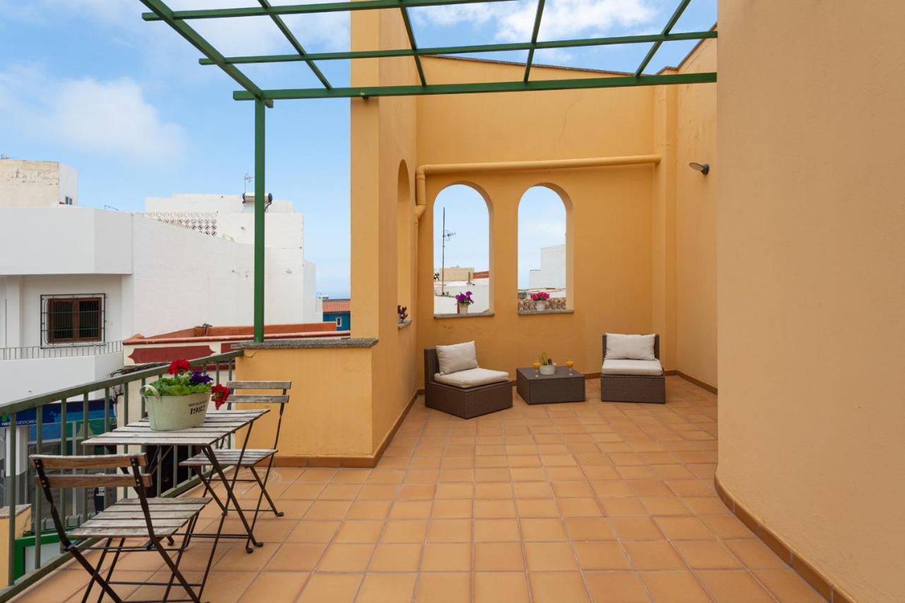 The Yellow House - Solarium - Climatized Pool Gáldar Exteriér fotografie